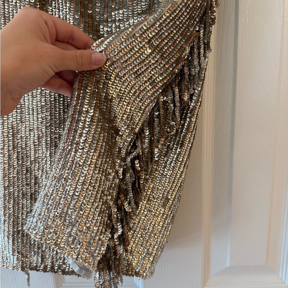 NBD Strapless Sequin Dress | Mekayla Mini Dress - Picture 6 of 6